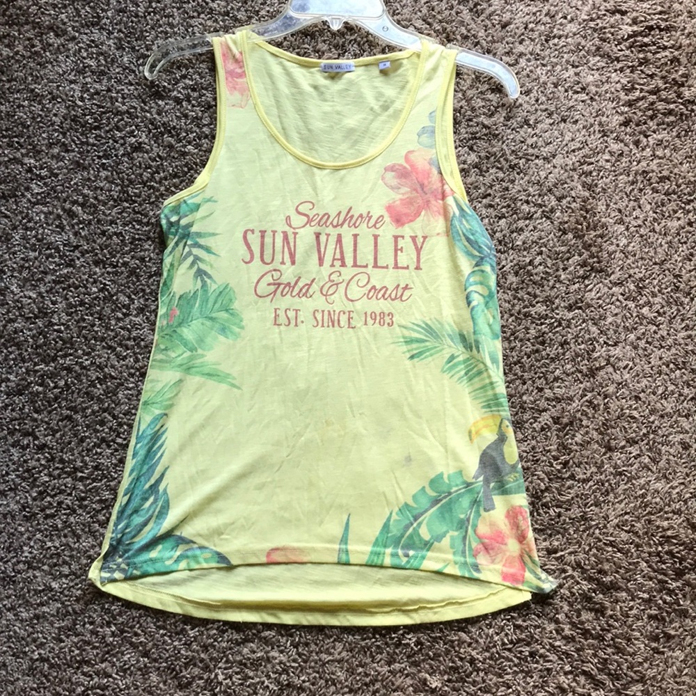 Yellow tank top
